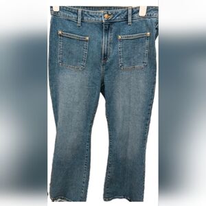 Michael Kors Jeans Selma Bootcut 14 High Rise $110 New flared denim pants NWT